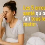 5 erreurs santé qu'on faitl le matin