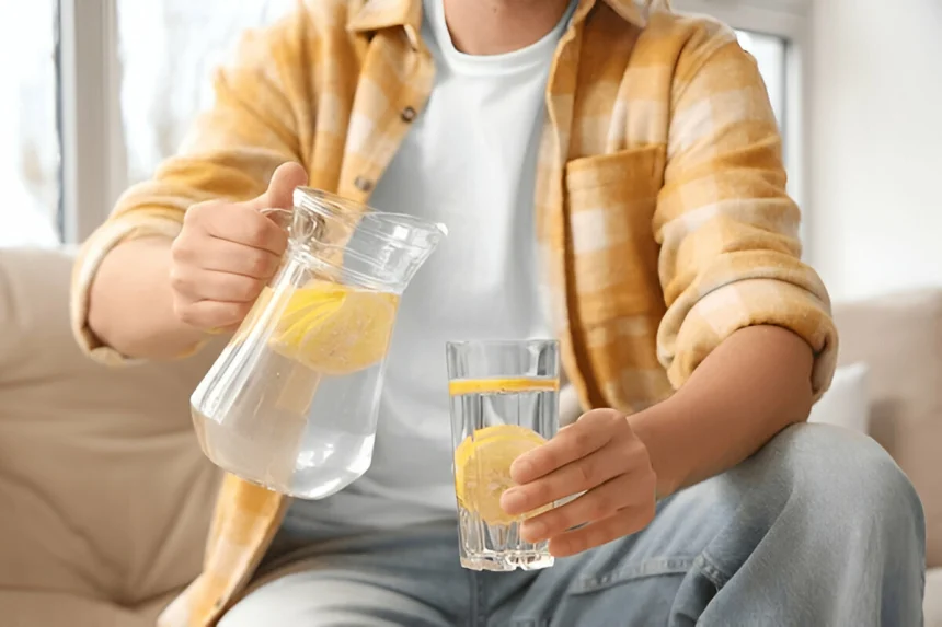 eau citronnée le matin