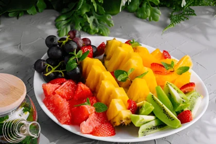 Moment de manger des fruits