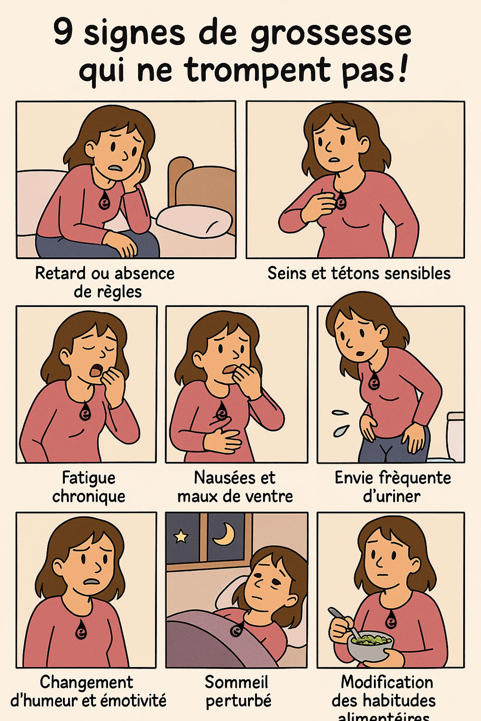 Signes de grossesse qui ne trompent pas